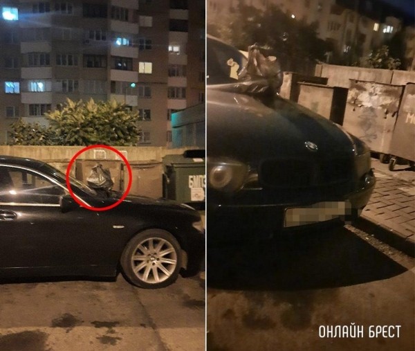 Читатель: Видно кому-то не понравилось, где водитель припарковал своё авто в Бресте
             
                Читатель: Видно кому-то не понравилось, где водитель припарковал своё авто в Бресте