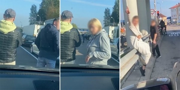 На польской границе люди блокировали машину, которая ехала по спецполосе. Оказалось, зря На польской границе люди блокировали машину, которая ехала по спецполосе. Оказалось, зря