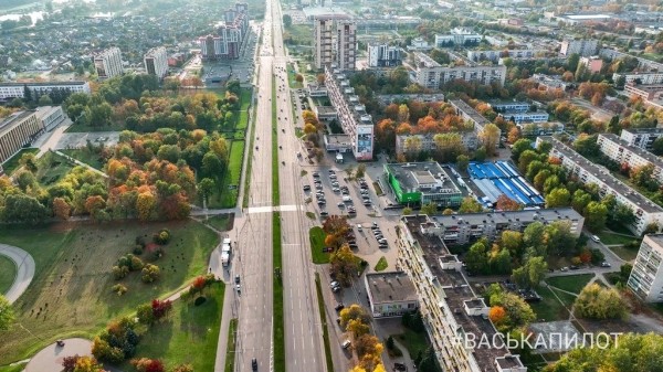 Немного осеннего Бреста. Красивый фото с высоты
             
                Немного осеннего Бреста. Красивый фото с высоты