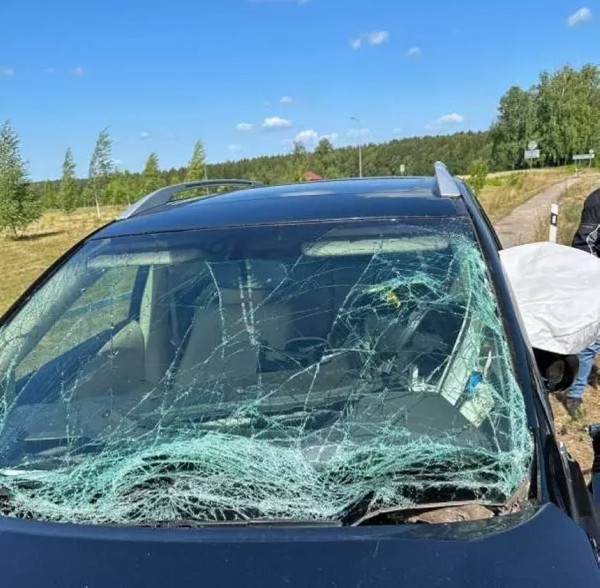 Под Минском Lexus напоролся на отбойник – водитель в реанимации Под Минском Lexus напоролся на отбойник – водитель в реанимации