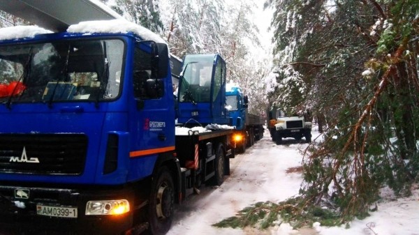 За прошедшие сутки из-за непогоды электроснабжение нарушалось в 195 населенных пунктах Брестской области За прошедшие сутки из-за непогоды электроснабжение нарушалось в 195 населенных пунктах Брестской области